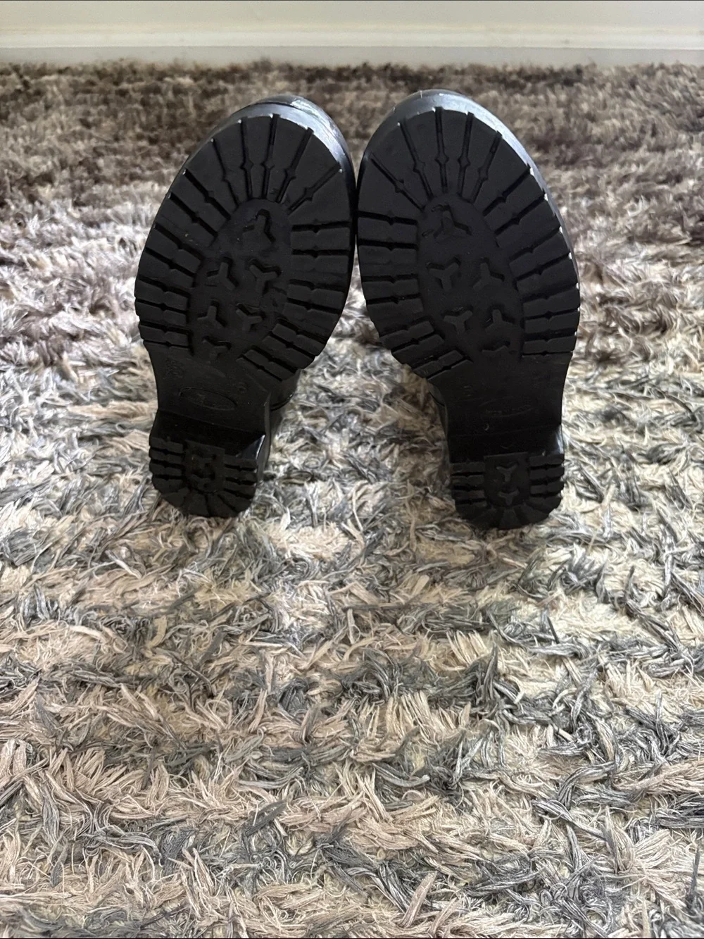 Black Studded Mid-Calf Rain Boots US Women’s 6